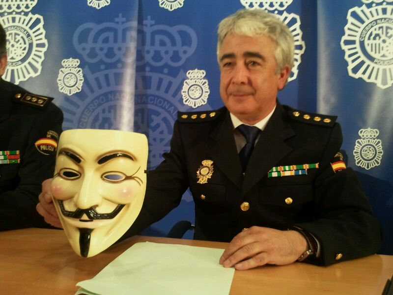 Spain Arrests Members of Anonymous