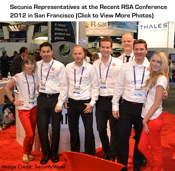 Secunia Employees at RSA Conference 2012