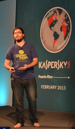 Chris Soghoian Photo at Kaspersky Lab Security Analyst Summit