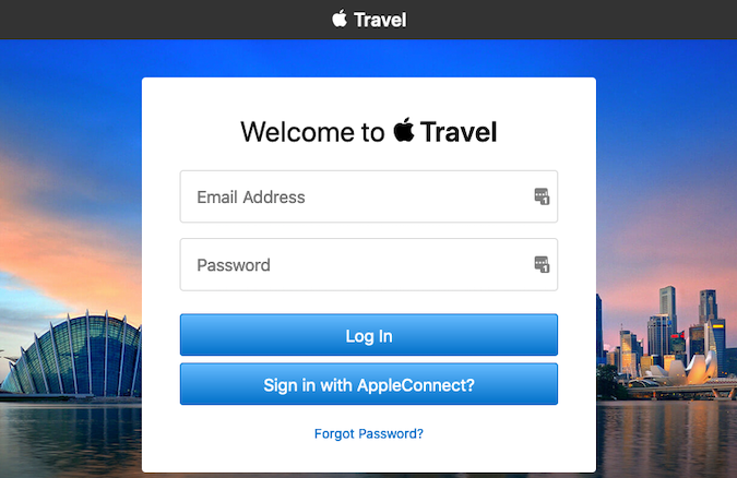 Apple travel service vulnerability 