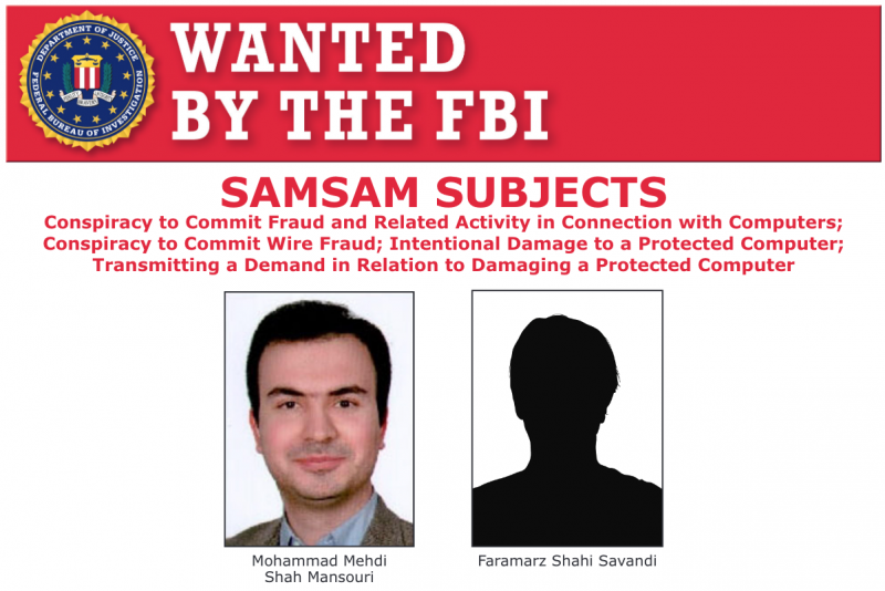 Mohammad Mehdi Shah Mansouri and Faramarz Shahi Savandi on FBI's Most Wanted list