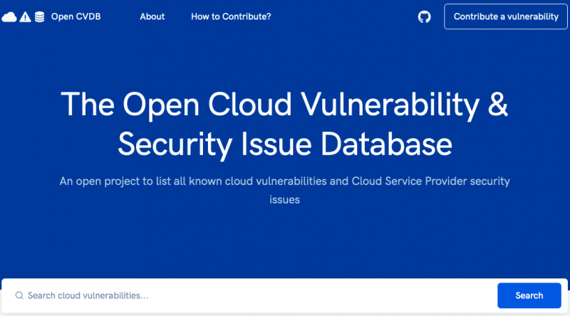Cloud Vulnerability Database