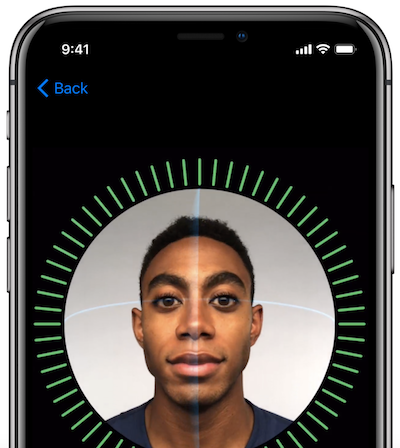 FaceID on iPhoneX