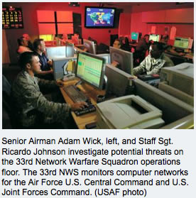 Air Force Central Command Cyber Threats