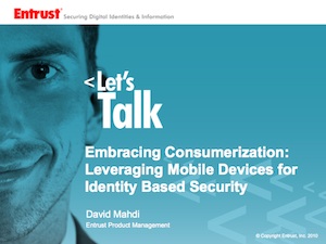 Webcast on Consumerization