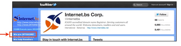 Internet.bs Domain Pharmacy Registrar