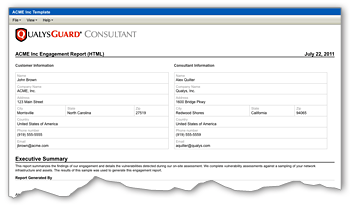 QualysGuard Consultant Edition