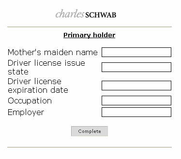 Charles Schwab Zeus Screenshot