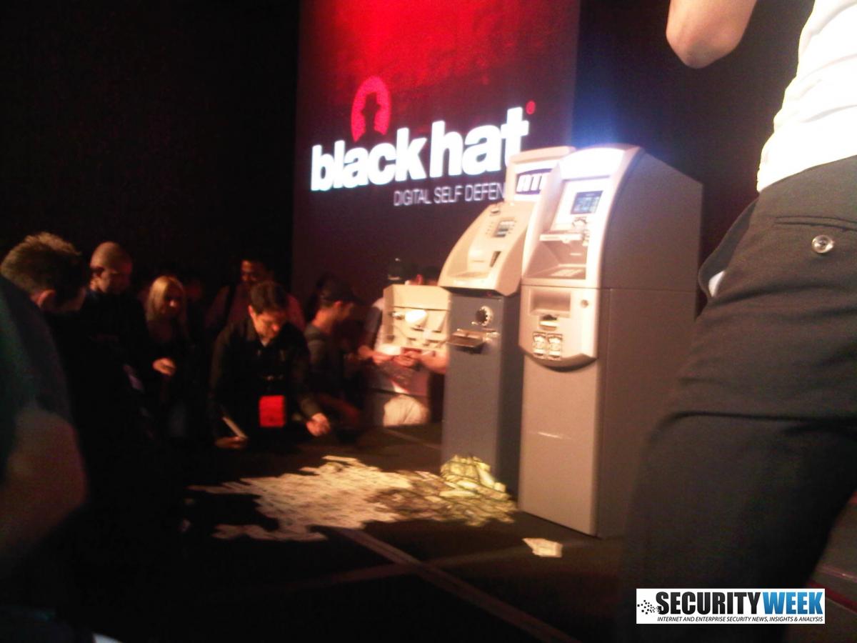 Black Hat Attendees Grab Cash From "Jackpotted" ATM