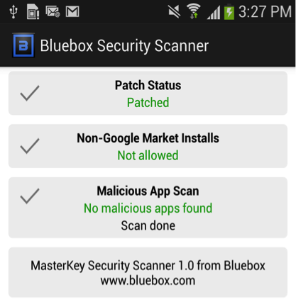 Bluebox Security Scanner