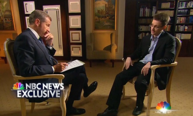 Edward Snowden Interview on NBC News with Brian Williams