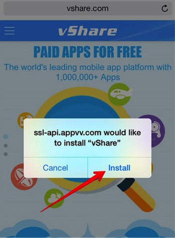 vShare Mobile Screenshot