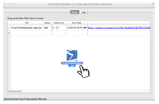 VirusTotal for Mac OS X