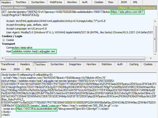 Malvertising Attack Using Angler Exploit Kit