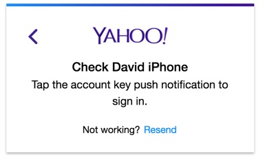 Yahoo Account Key 