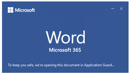 Microsoft Application Guard for Office