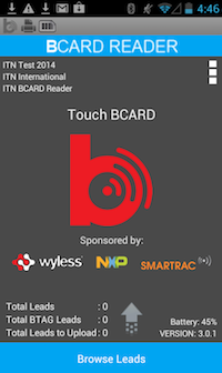 Vulnerability in BCARD conference badge scanning app
