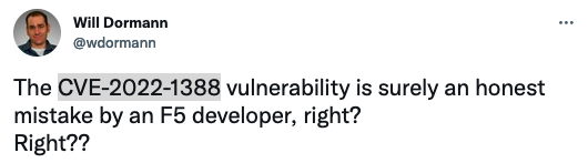 BIG-IP vulnerability backdoor