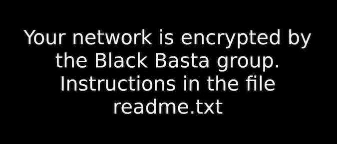 Basta Ransomware Note