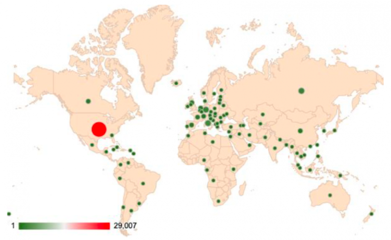 Most Malicious Coronavirus-Related Domains Located in U.S.