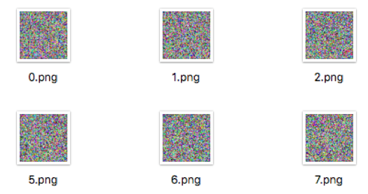 Data hidden in pixels