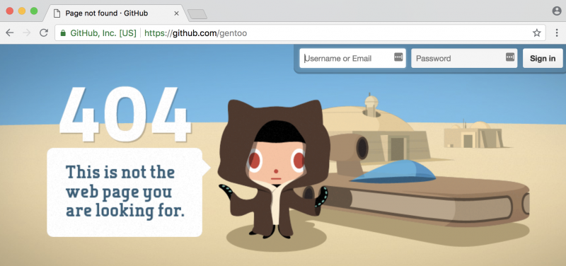 Gentoo GitHub account hacked