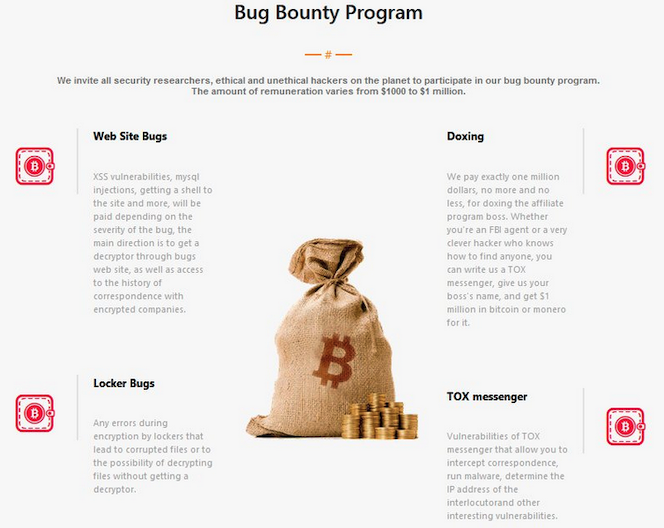 LockBit 3.0 bug bounty program