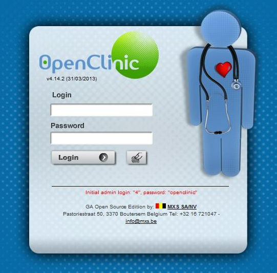 OpenClinic GA vulnerabilities
