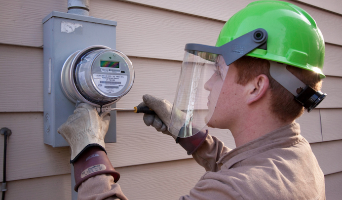  Smart Meter Installation - Credits: Portland General Electric 
