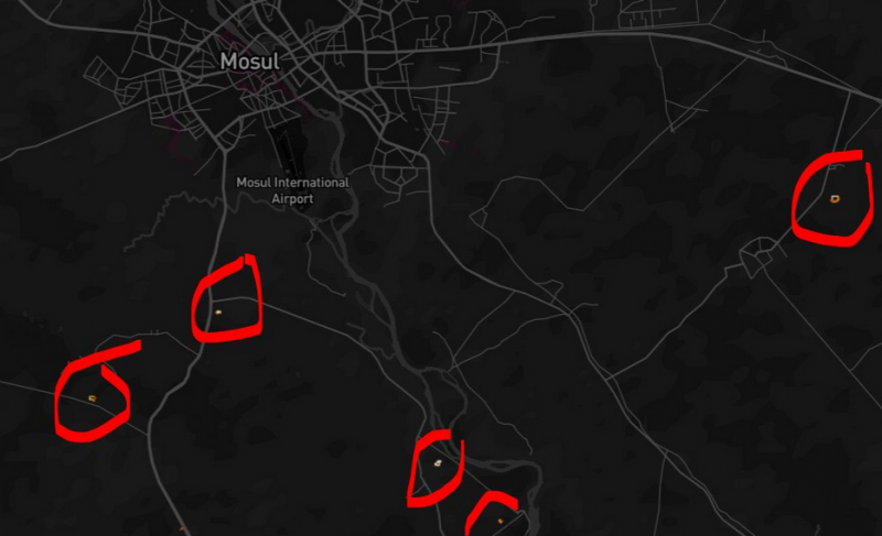 Strava heatmap exposes military sites - credits: Tobias Schneider