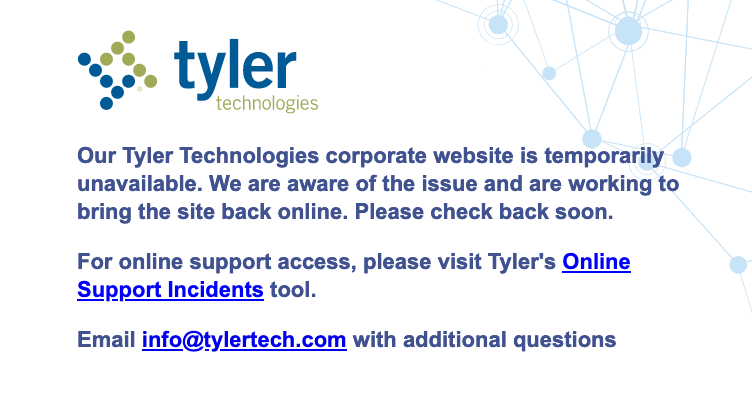 Tyler Technologies hit by ransomware
