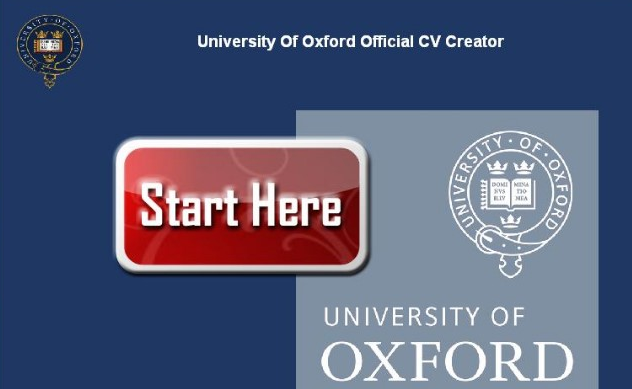 Fake Oxford University CV creator tool 