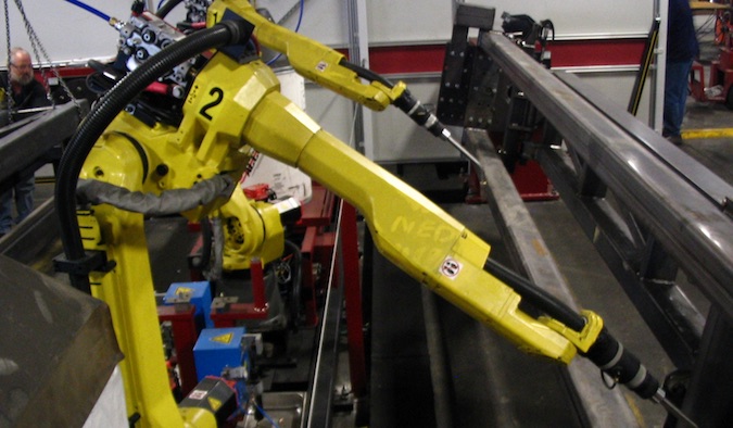 Industrial robot security