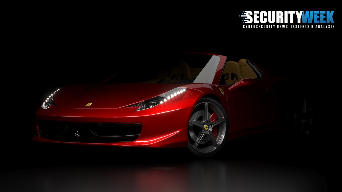 Ferrari website vulnerability