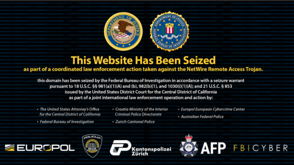 NetWire RAT website seized