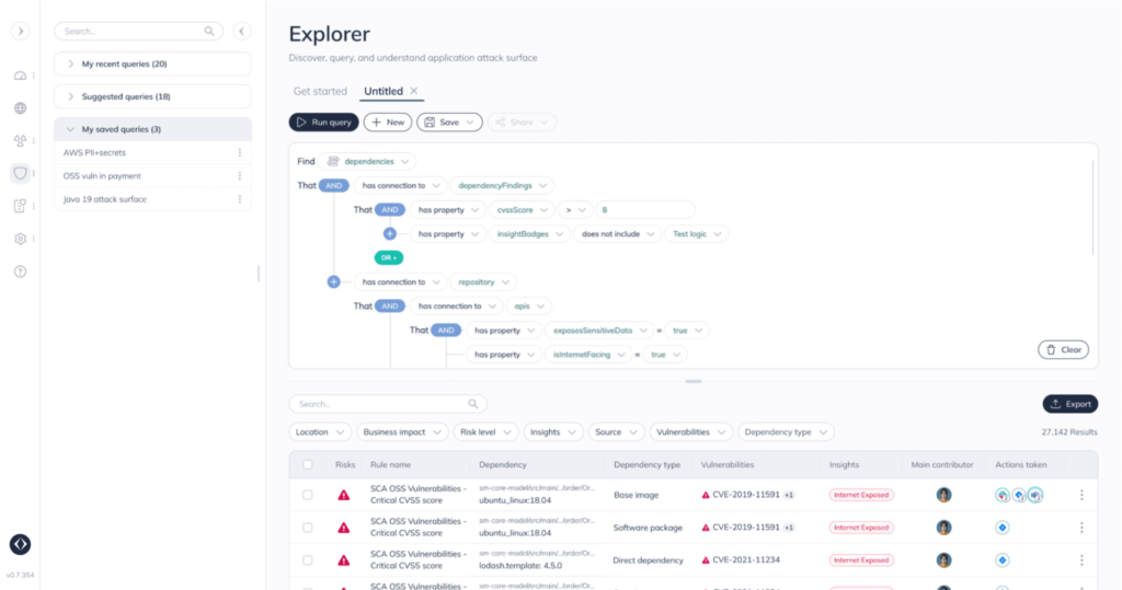 Apiiro’s Risk Graph Explorer