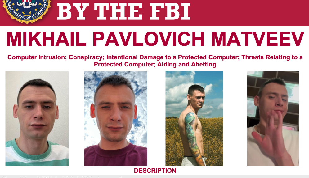 Mikhail Matveev charged for ransomware