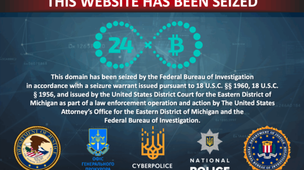 Cryptocurrency exchange seized