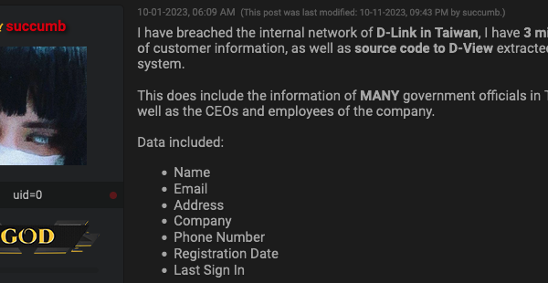 D-Link hacked