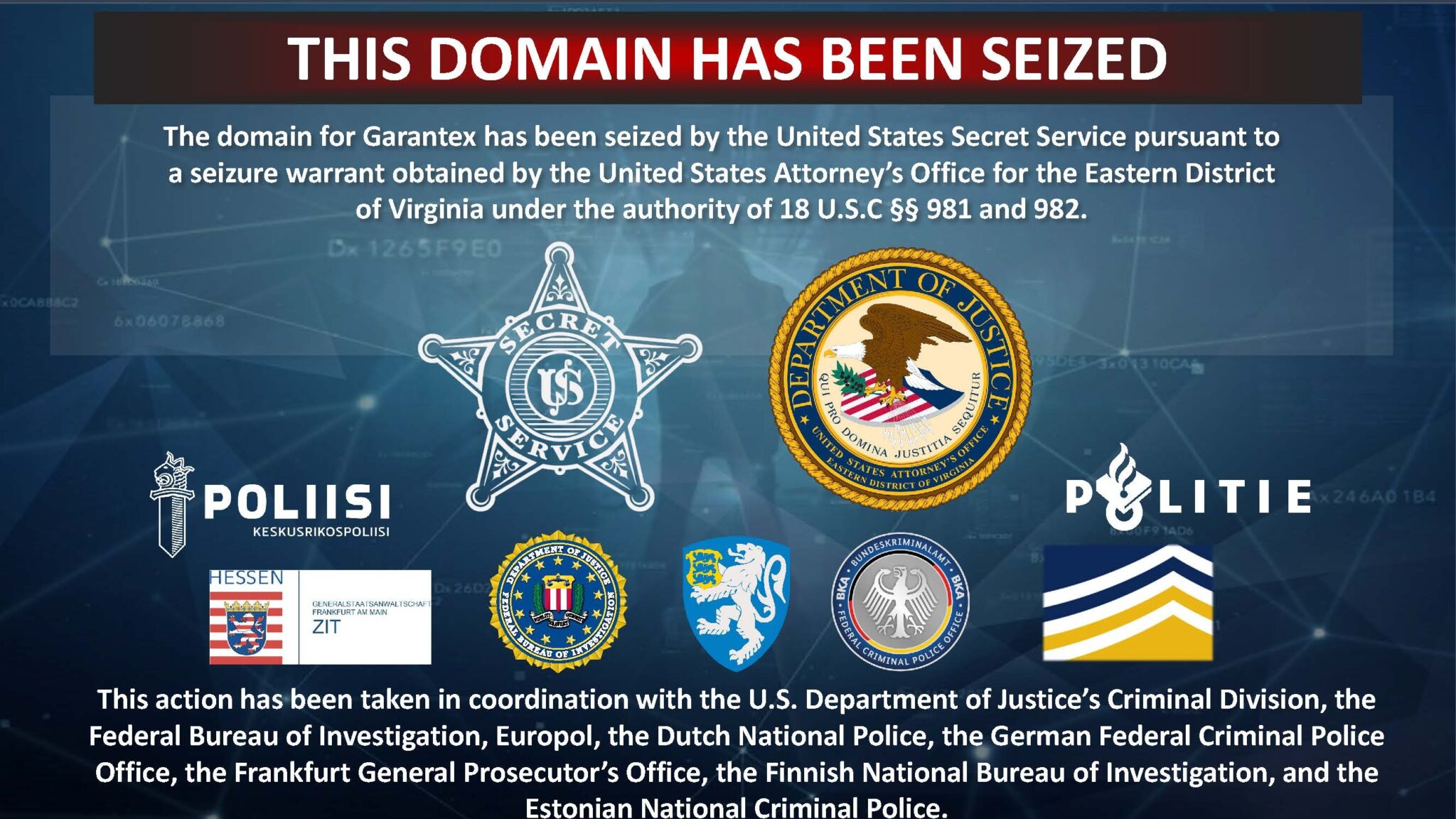 US Seizes Garantex in Cryptocurrency Money Laundering Bust - SecurityWeek