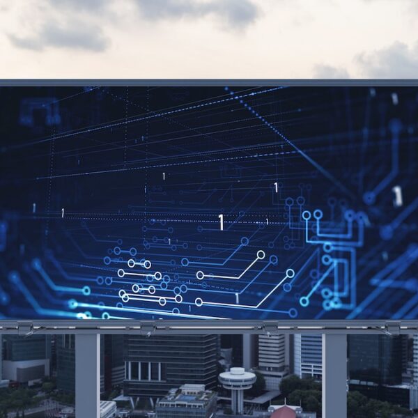 Highway sign billboard hacking