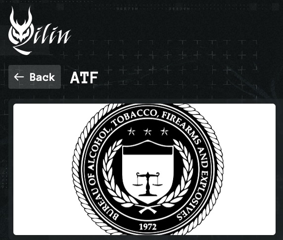 Qilin ransomware attack on ATF
